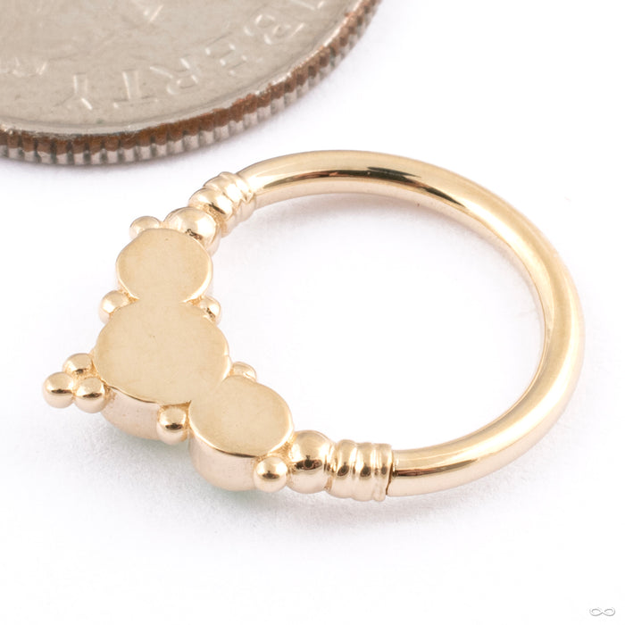 Sylvie Seam Ring in Gold from BVLA in 14k Yellow Gold back detail