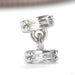 Tandem Press-fit End in Gold from Ember Body Jewelry with moissanite