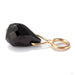 Briolette Charm in 12g 14k Yellow Gold with Black Spinel from Diablo Organics