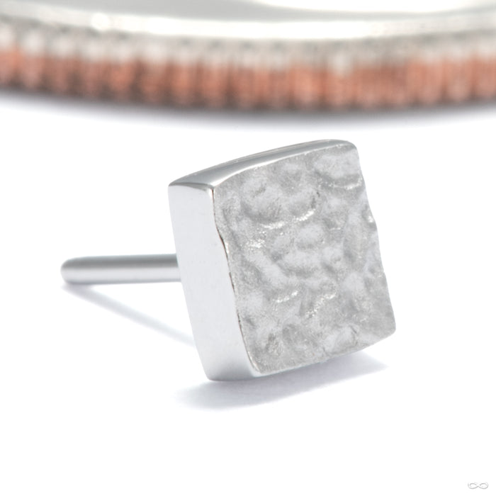Terra 04 Press-fit End in 14k White Gold from Tether Jewelry