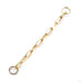 Textured Paper Clip Chain in 14kYellow Gold from Hialeah