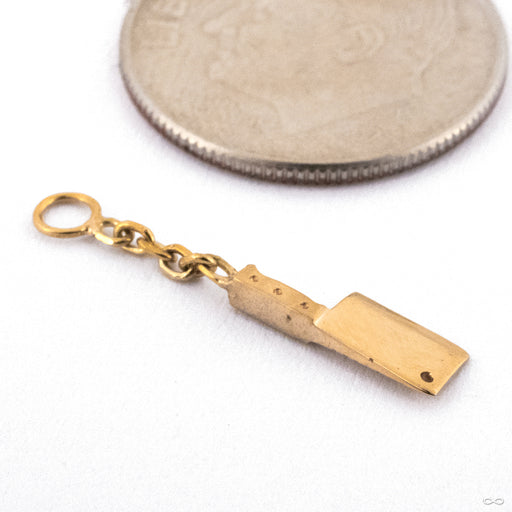 The Choppa Charm in Gold from Regalia in 14g 14k Yellow Gold