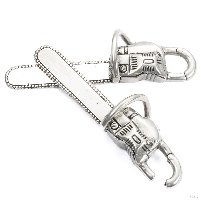 The Groovy in White Brass from Symmetry Body Jewelry open