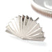 The Only Fan Press-fit End in Gold from Regalia in white gold