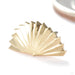 The Only Fan Press-fit End in Gold from Regalia in yellow gold