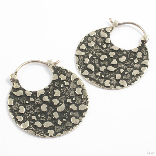 The Ruler-Lyte Earrings from Oracle in white brass