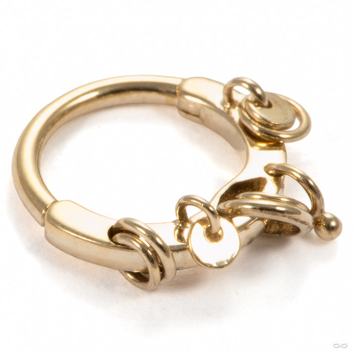 Things On Things Clicker in 14k Yellow Gold from Pupil Hall