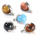 Three Prong Natural Stone Threaded End in Titanium from Industrial Strength in various materials