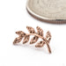 Thriving Press-fit End in 14k Rose Gold from Buddha Jewelry