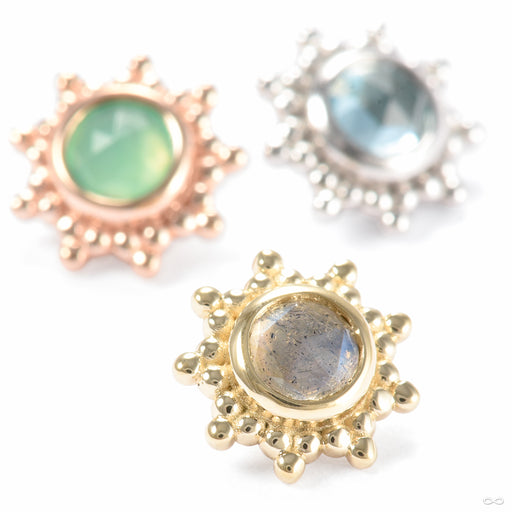Thursday Threaded End in Gold from BVLA in assorted materials