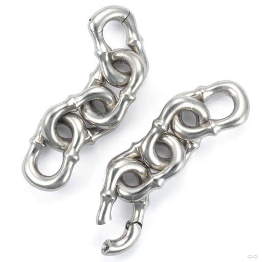 Tight Me Up in White Brass from Symmetry Body Jewelry open