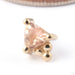Timka Press-fit End in Gold from BVLA in 14k Yellow Gold with Oregon Sunstone