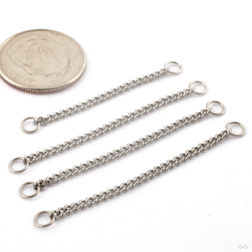 Titanium Curb Chain from Jewelry This Way in assorted lengths