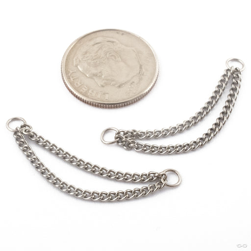 Double Titanium Curb Chain from Jewelry This Way group photo