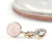 Toned Warmer Press-fit End in 14k Yellow Gold with New White Enamel & Diamond from Pupil Hall