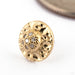 Traveler Ultimate Press-fit End in 14k Yellow Gold with Diamonds from Seasons Handmade