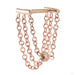 Triple Chain Press-fit Ring in Gold from Origins Handmade in rose gold with diamond