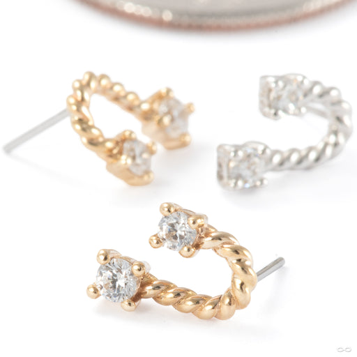 Wabi Sabi Press-fit End in Gold from Modern Mood in assorted materials