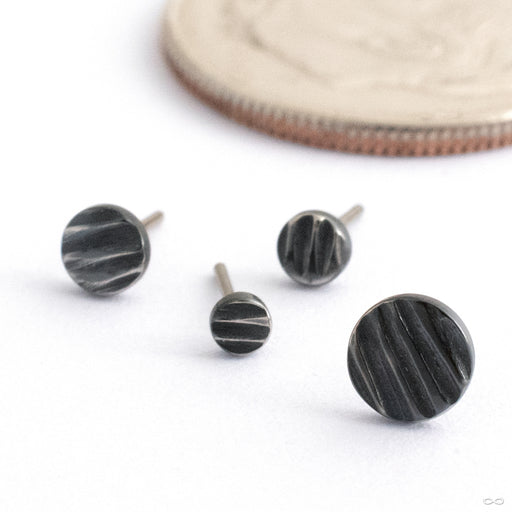 Wavelength Disk Press-fit End Black Niobium from Black Forest Jewelry group photo