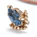 Zenith Press-fit End in 14k Yellow Gold with Blue Sapphire from Sacred Symbols