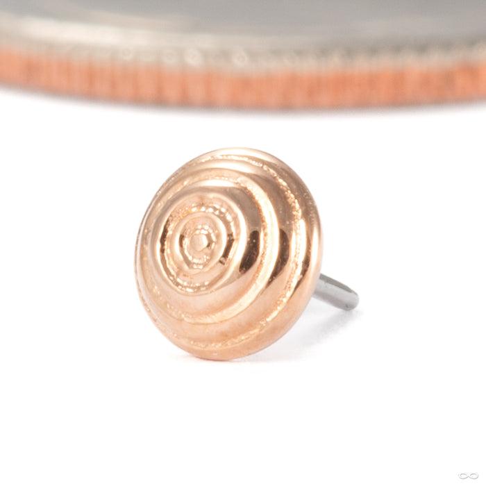 Zeta 00 Press-fit End in 14k Rose Gold from Tether Jewelry