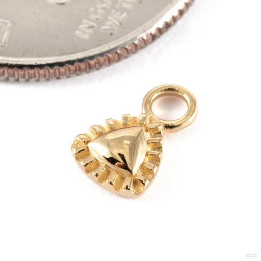 Zeta 03 Charm in Gold from Tether 16g 14k Yellow Gold Jewelry