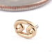 Zodiac Press-fit End in Gold from Junipurr Jewelry in 14k Yellow Gold Cancer