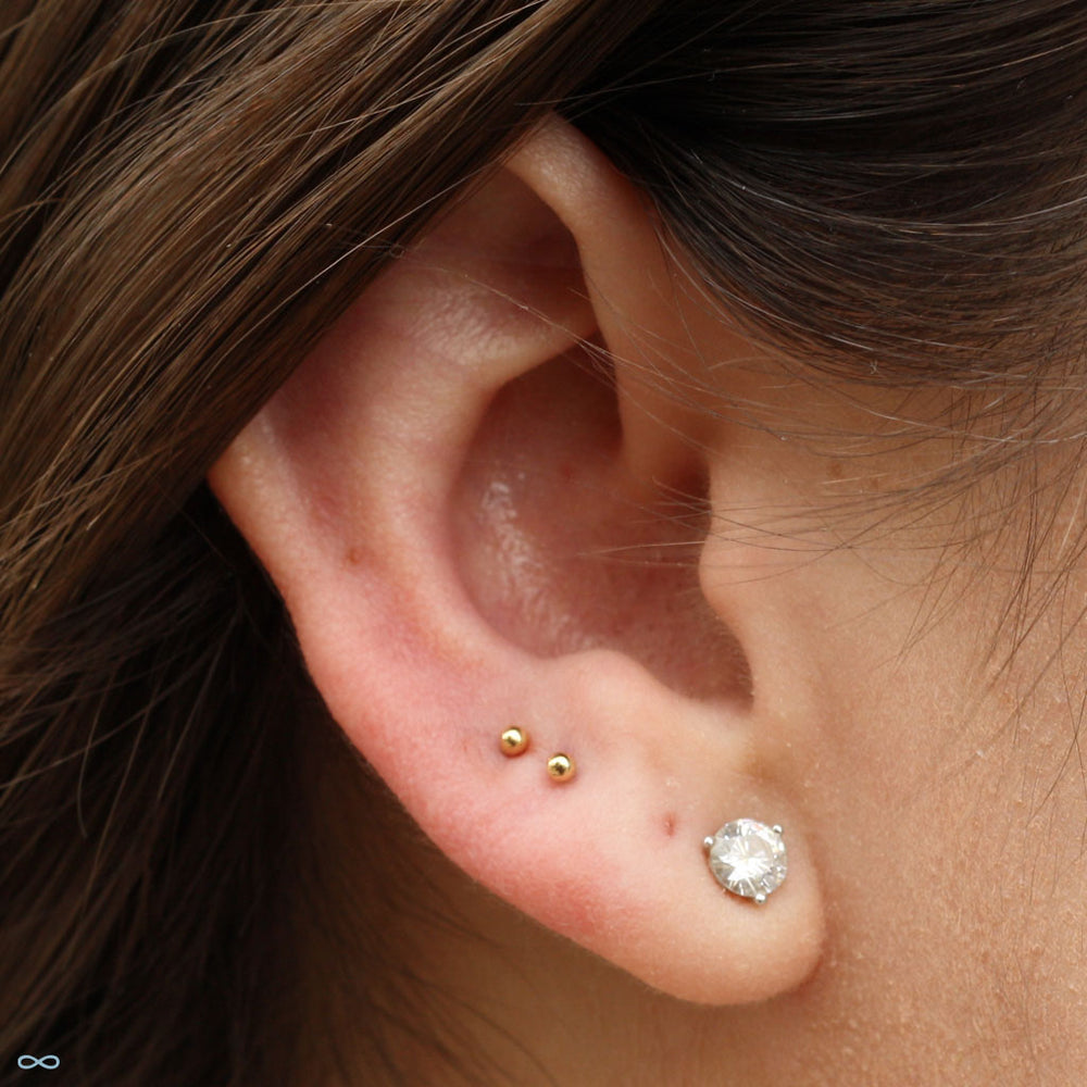 Earlobe piercings by Andru
