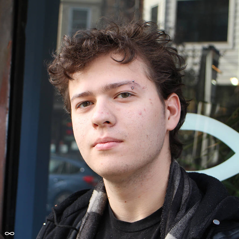 Eyebrow piercing by John