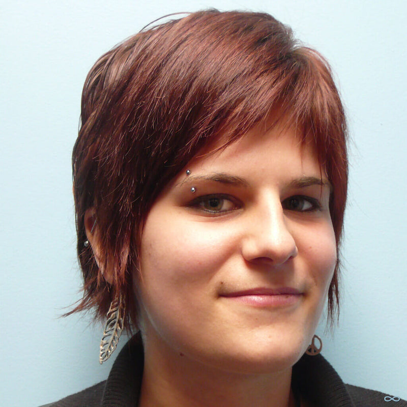 Eyebrow piercing by Kellan