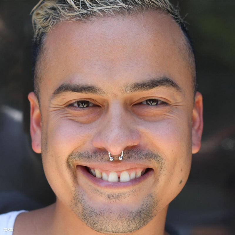 Septum piercing by Andru