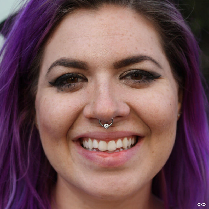 Septum piercing by Andru
