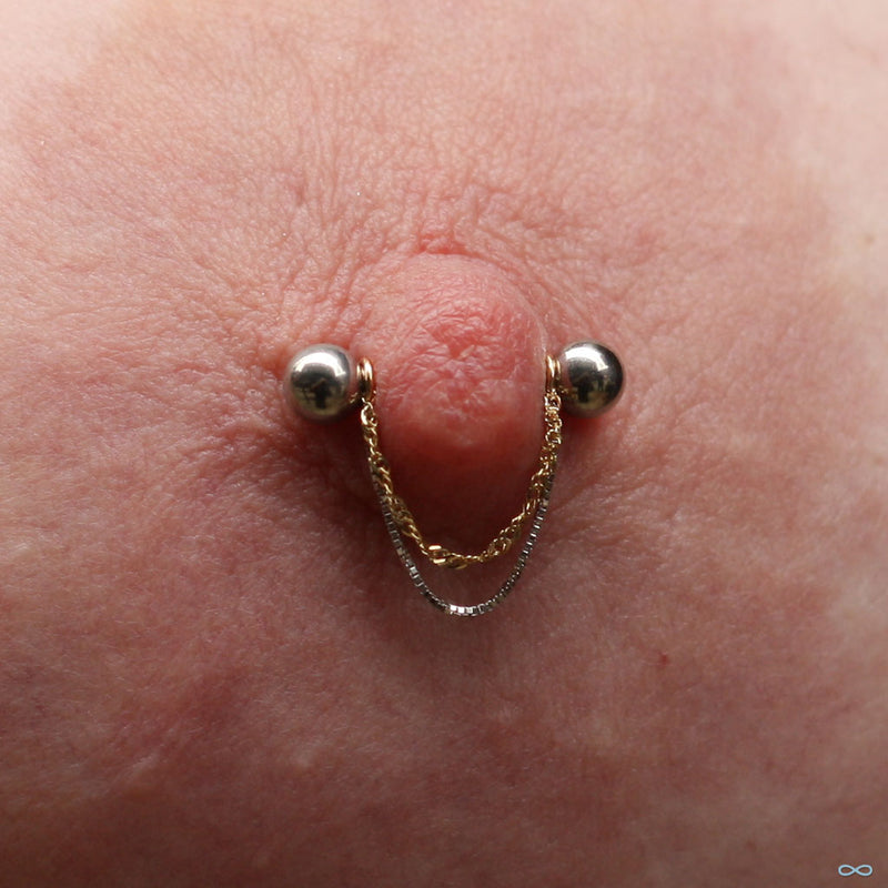 Nipple piercing by Andru