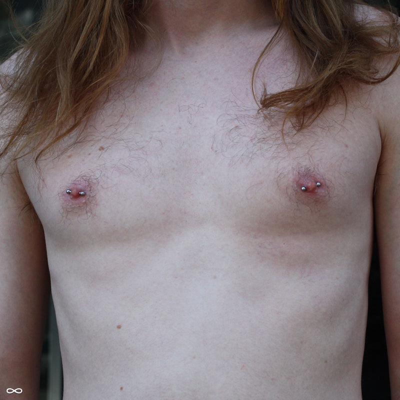 Nipple piercings by John
