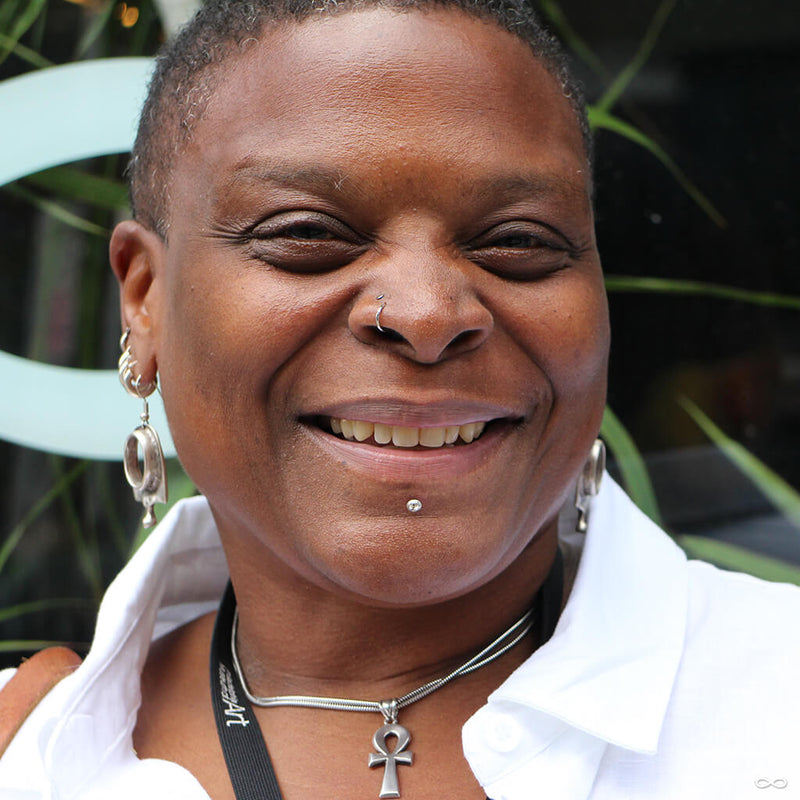 Labret piercing by Anna