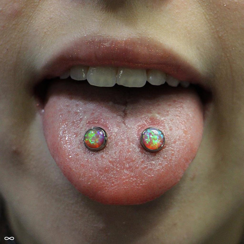 Tongue piercing by John