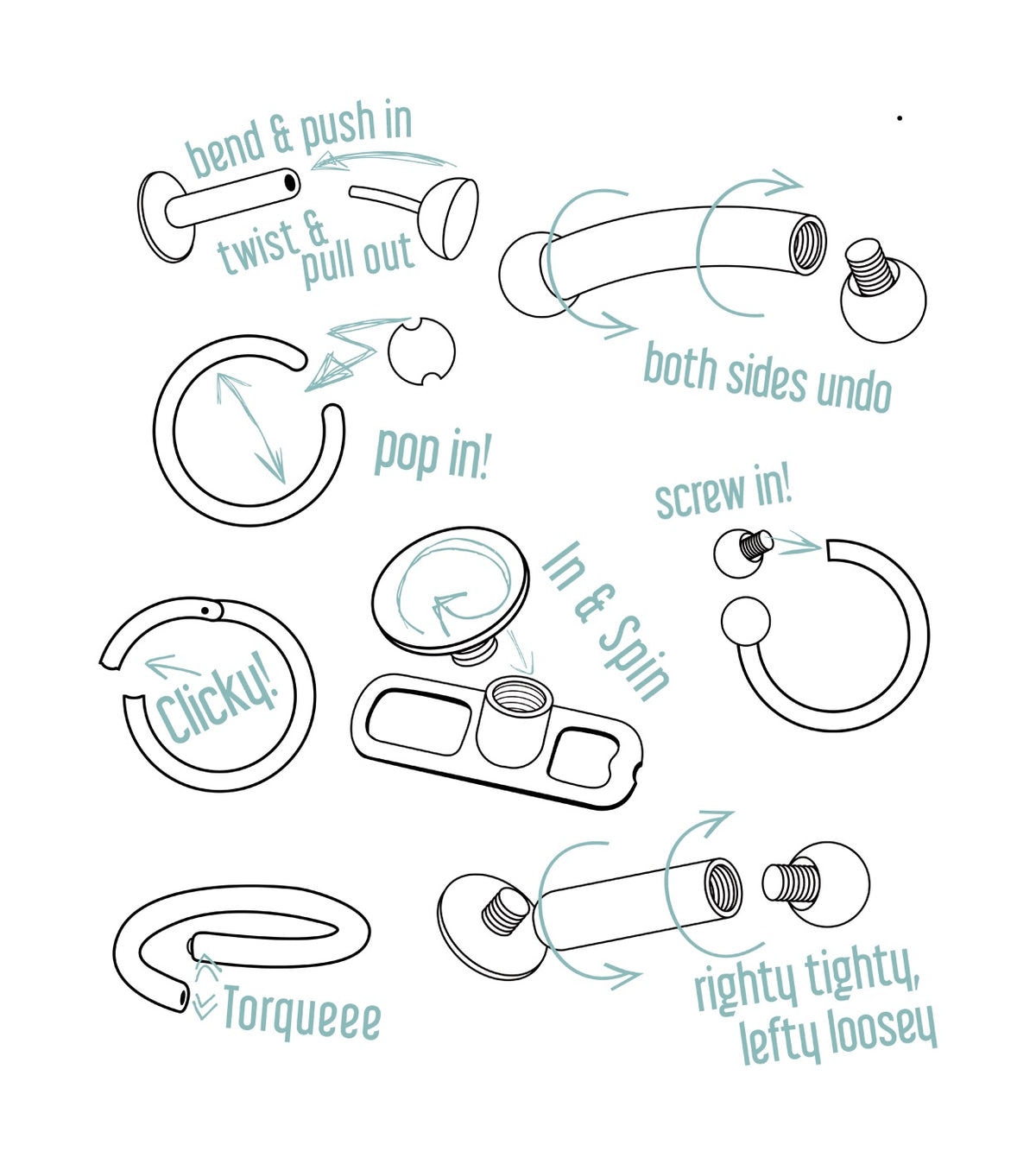 Jewelry types from joeltron.com