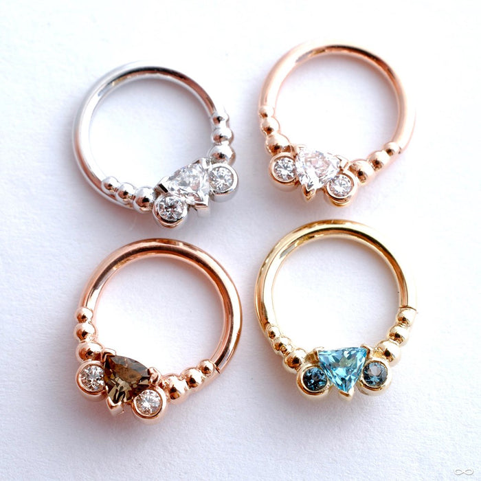 Kalisi Seam Ring in Gold from BVLA with Assorted Stones