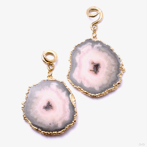 Pale Pink Stalactite Dangles from Diablo Organics