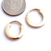 Geometric Circle Clicker in Gold from LeRoi in 14k Yellow Gold