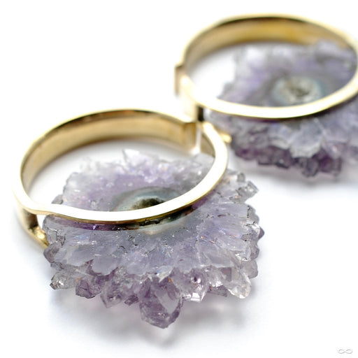 Halo in Brass with Amethyst from Buddha Jewelry