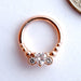 Kalisi Seam Ring in Gold from BVLA with Clear CZ