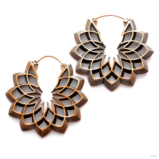 Merkato Earrings from Maya Jewelry in Copper