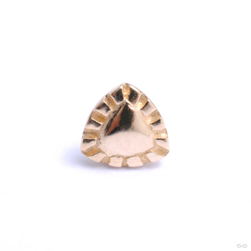 Zeta 03 Press-fit End in Gold from Tether Jewelry in yellow gold