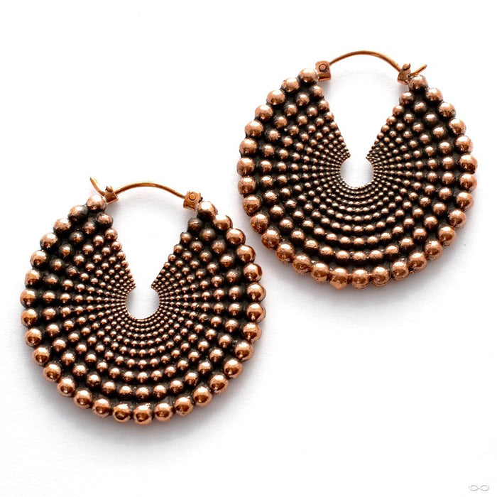 Kaleidoscope Earrings from Maya Jewelry in Copper