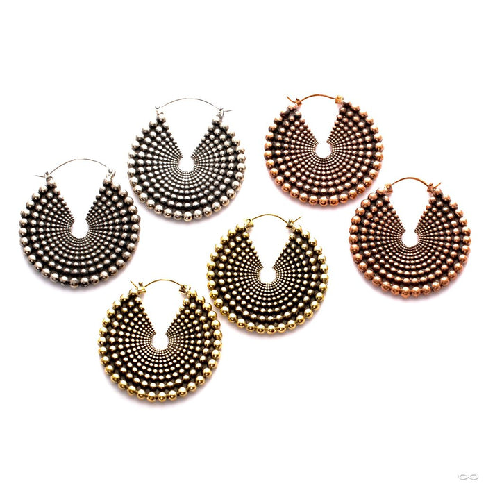 Kaleidoscope Earrings from Maya Jewelry in Assorted Metals
