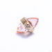 Crystalized with Diamond Press-fit End in Gold from Pupil Hall with honey topaz