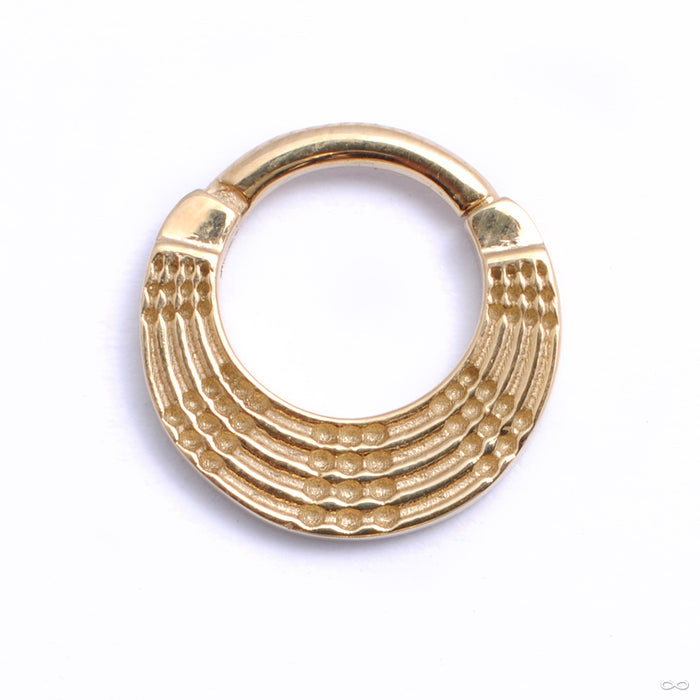 Quin Clicker from Tether Jewelry in yellow gold