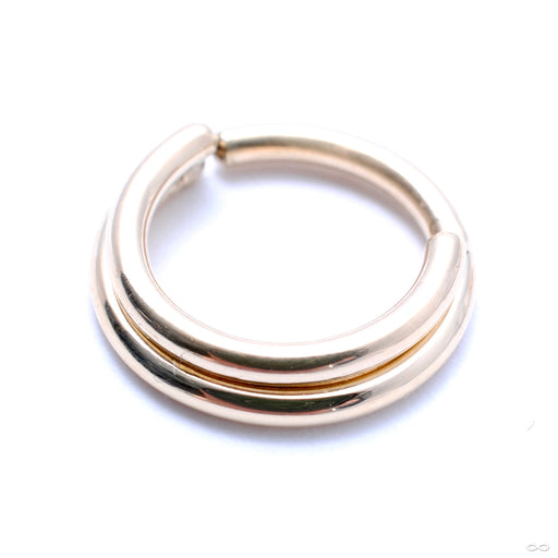 Stacked Seam Ring in Gold from Zadamer Jewelry in 14k Yellow Gold