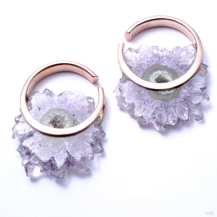 Halo in Rose Gold with Amethyst from Buddha Jewelry